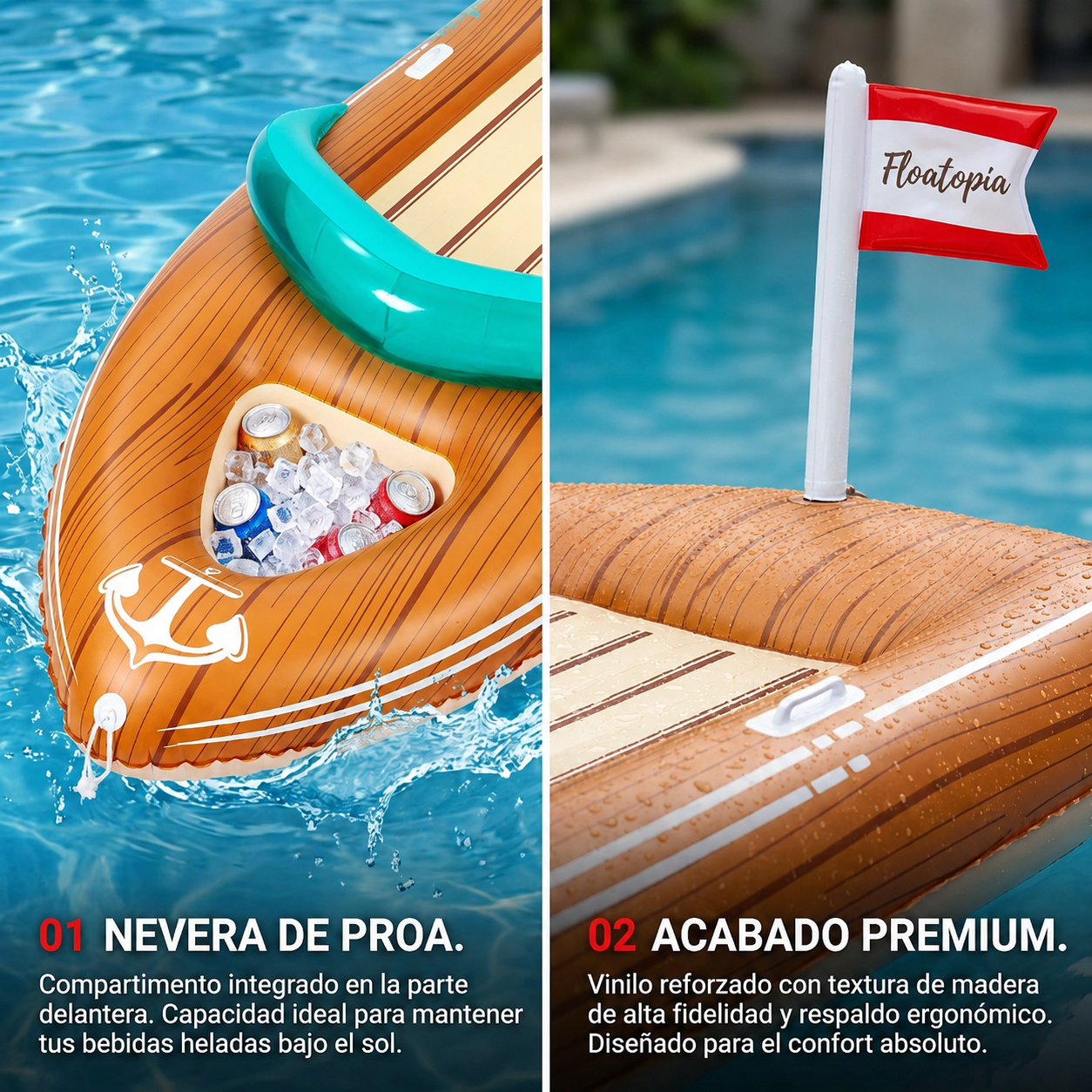 AQUORA™| Barco Hinchable Premium